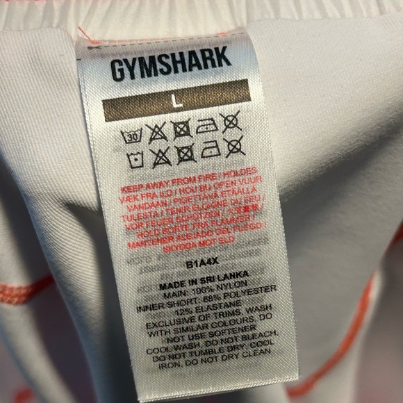 Gymshark Pulse 2 in 1 Shorts in White - S - Picture 10 of 13